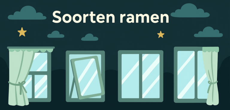 Verschillende soorten ramen