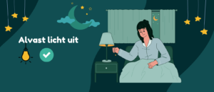Licht uit doen als je gaat slapen