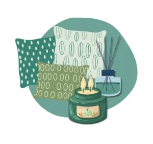 Kussens en luchtverfrissing