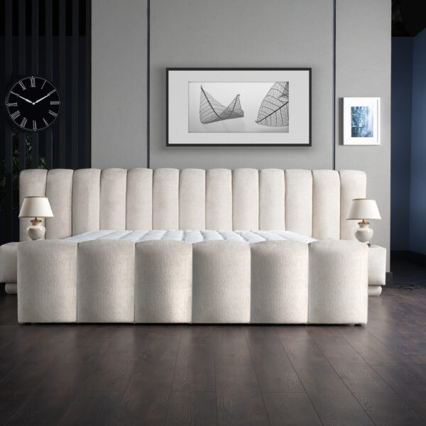 Opbergboxspring Iosbedd Beige 180x200