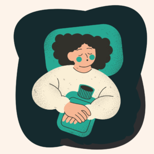 Slapend meisje met kruik