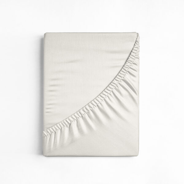 Katoenen Hoeslaken Creme 90 x 200