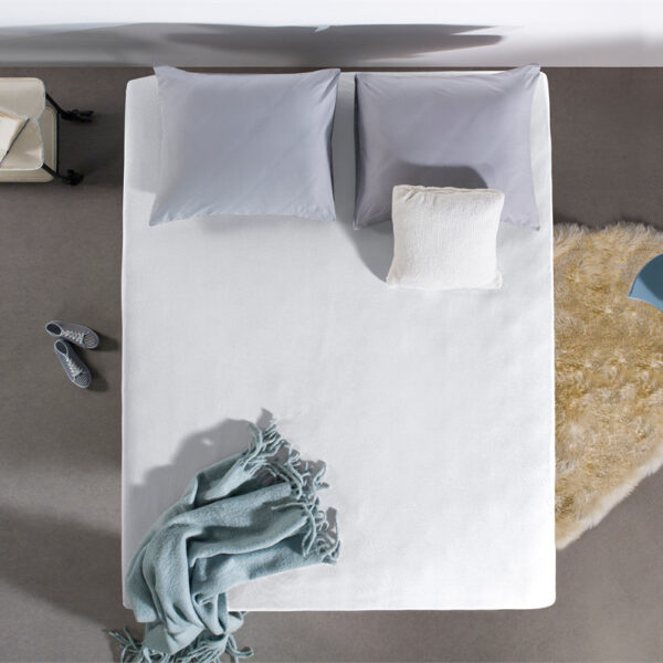 Dubbel Jersey 220 gr. Hoeslaken Wit 160/180 x 200/220